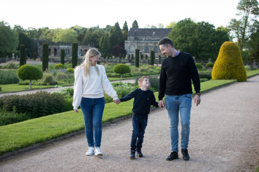 A Family Enjoying Trentham