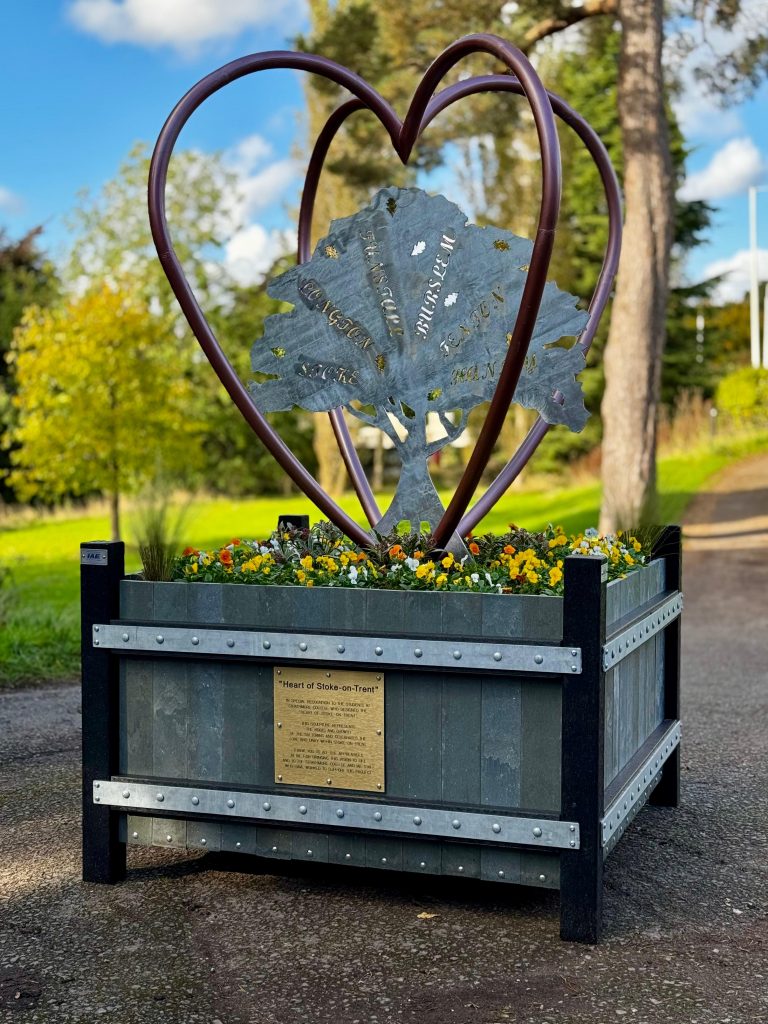 "Heart of Stoke-on-Trent' sculpture unveiled