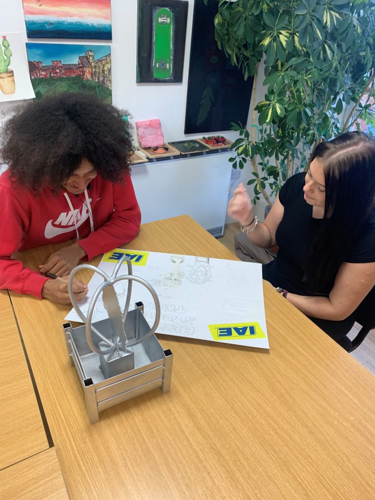 "Heart of Stoke-on-Trent' sculpture designs being discussed by students