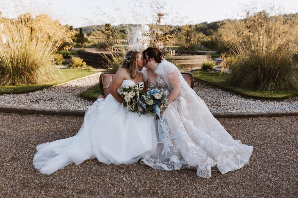Fountain and landscape